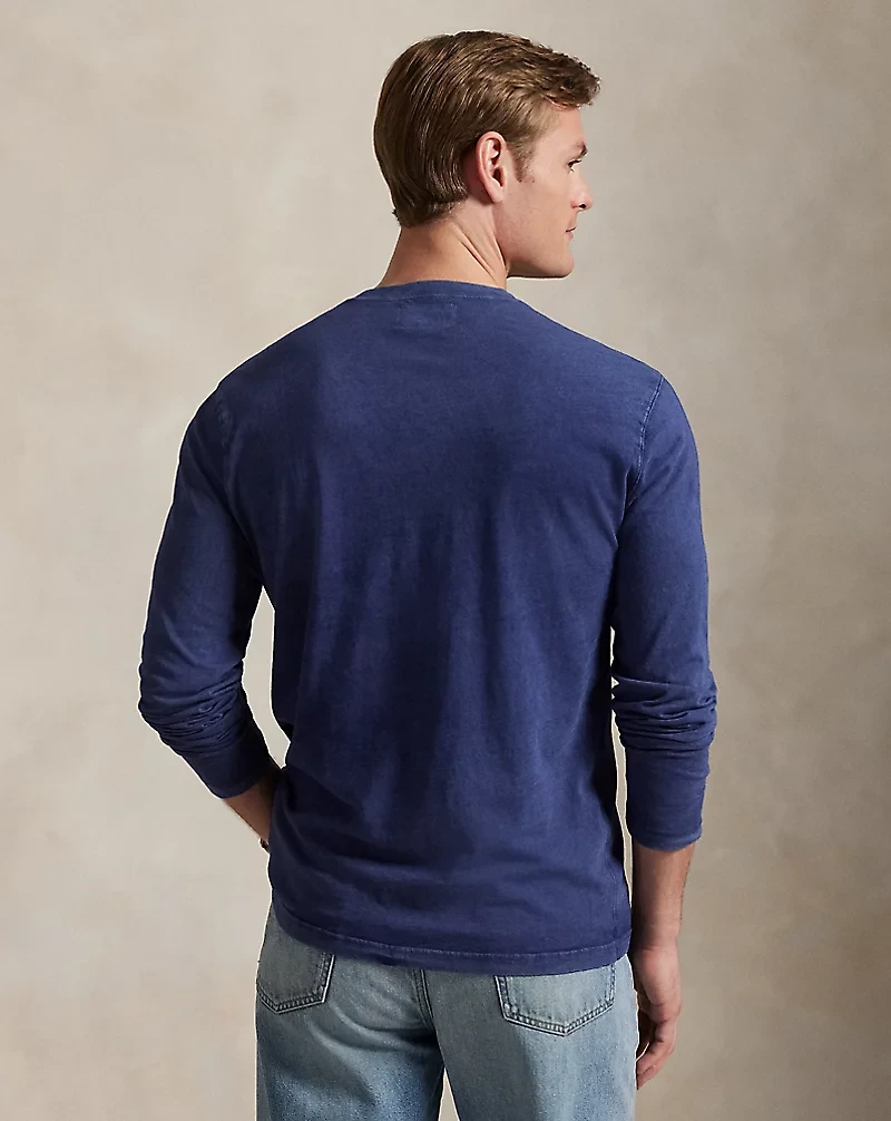 Slub Jersey Henley Shirt