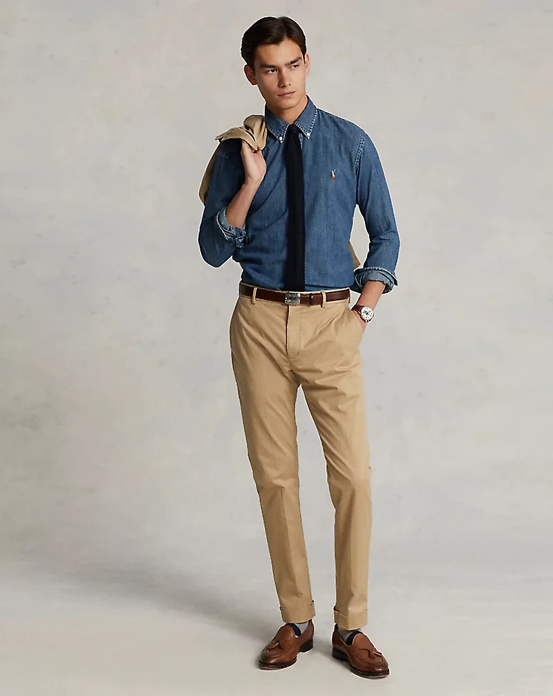 Stretch Chino Suit Trouser