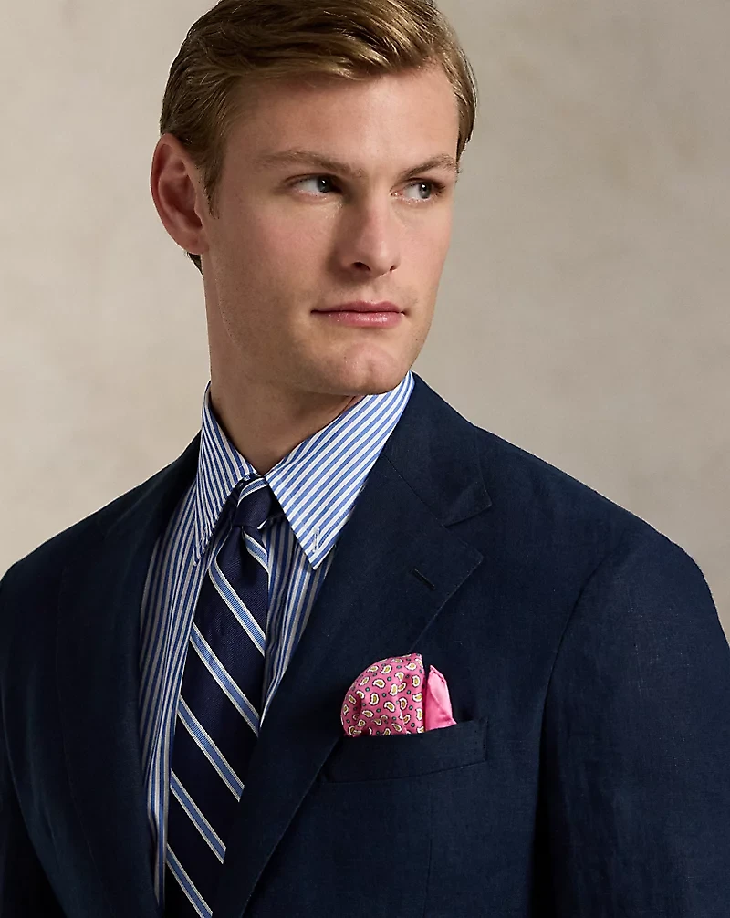 Polo Soft Tailored Fit Linen Suit Jacket