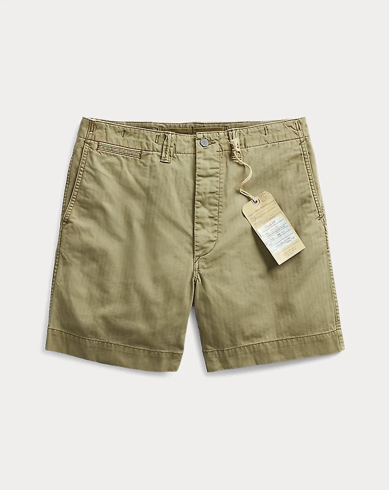 Herringbone Twill Field Short