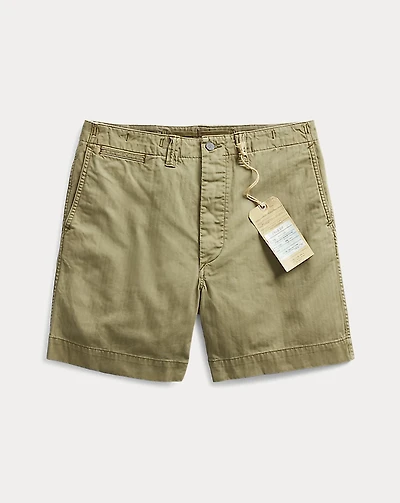 Herringbone Twill Field Short