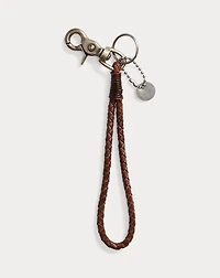 Braided Leather Key Fob