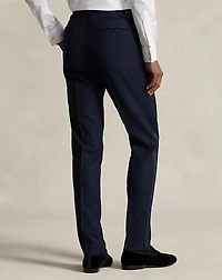 Pleated Barathea Tuxedo Trouser