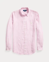 Classic Fit Striped Linen Shirt