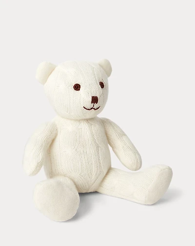 Small Cable Cashmere Bear