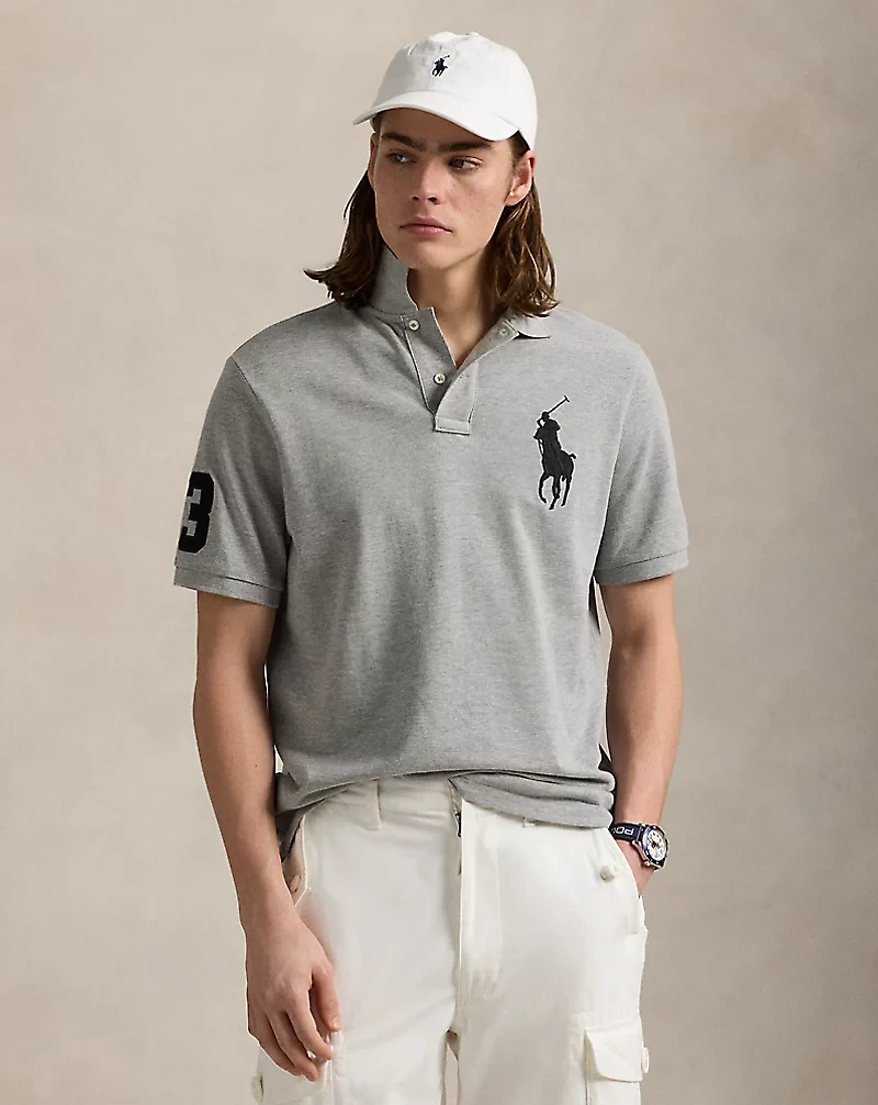 Classic Fit Mesh Polo Shirt