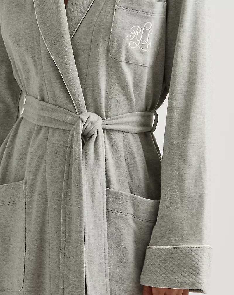 Short Shawl-Collar Robe