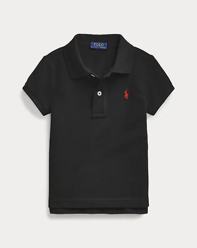 Cotton Mesh Polo Shirt