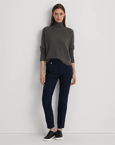 Double-Faced Stretch Cotton Pant