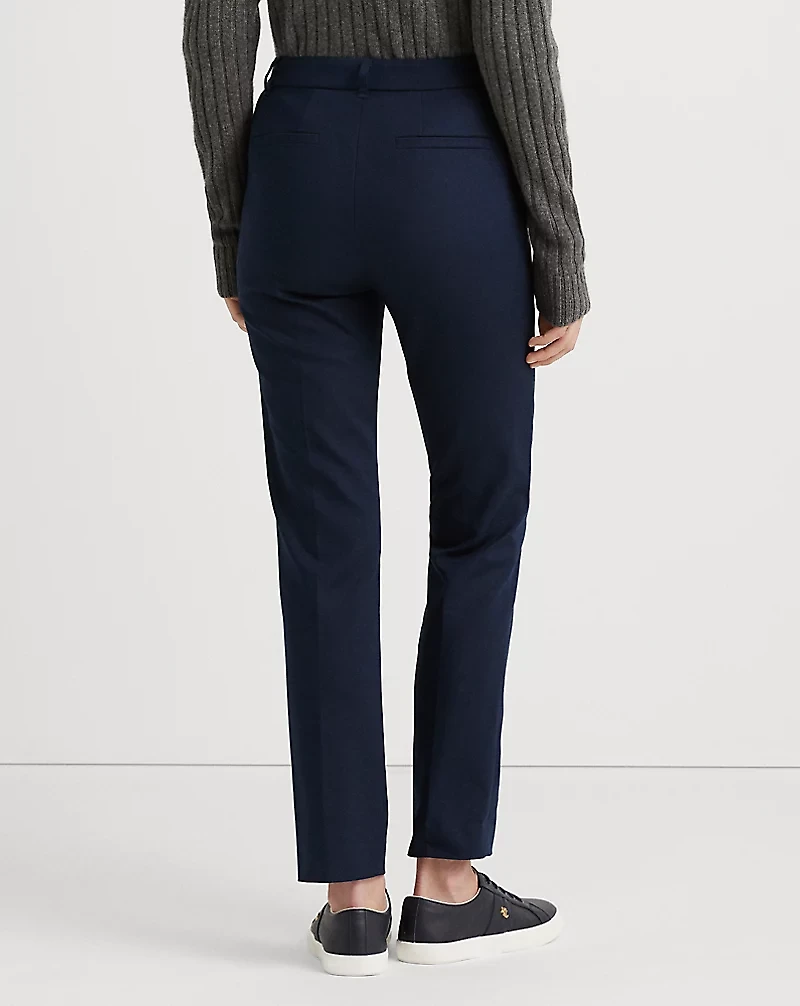 Double-Faced Stretch Cotton Pant
