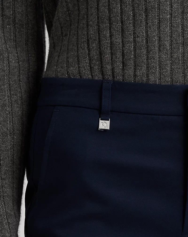 Double-Faced Stretch Cotton Pant
