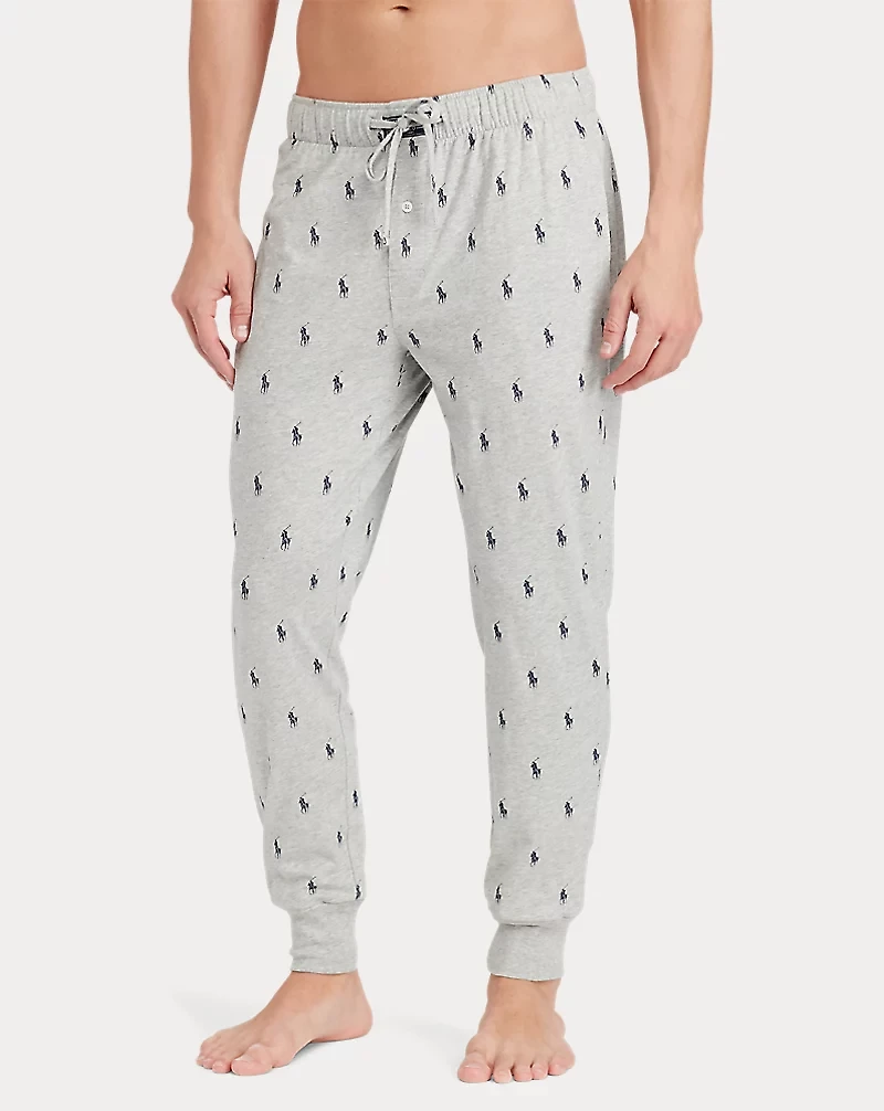 Polo Pony Cotton Jersey Sleep Jogger