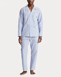 Striped Cotton Pajama Shirt