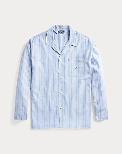 Striped Cotton Pajama Shirt