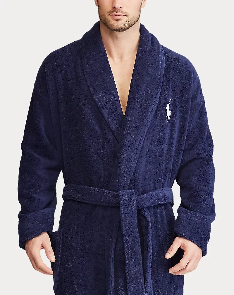 Big Pony Cotton Terry Robe