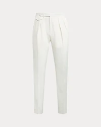 Pleated Wool Barathea Trouser