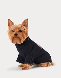 Flag Wool-Cashmere Dog Sweater