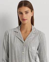 Striped Cotton Sleep Shirt