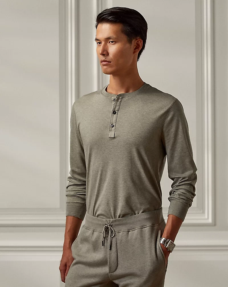 Interlock Henley Shirt
