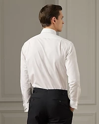 Poplin French Cuff Tuxedo Shirt