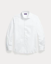 Piqué-Bib French Cuff Tuxedo Shirt