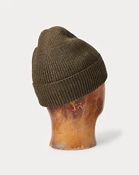 Rib-Knit Cotton-Blend Watch Cap