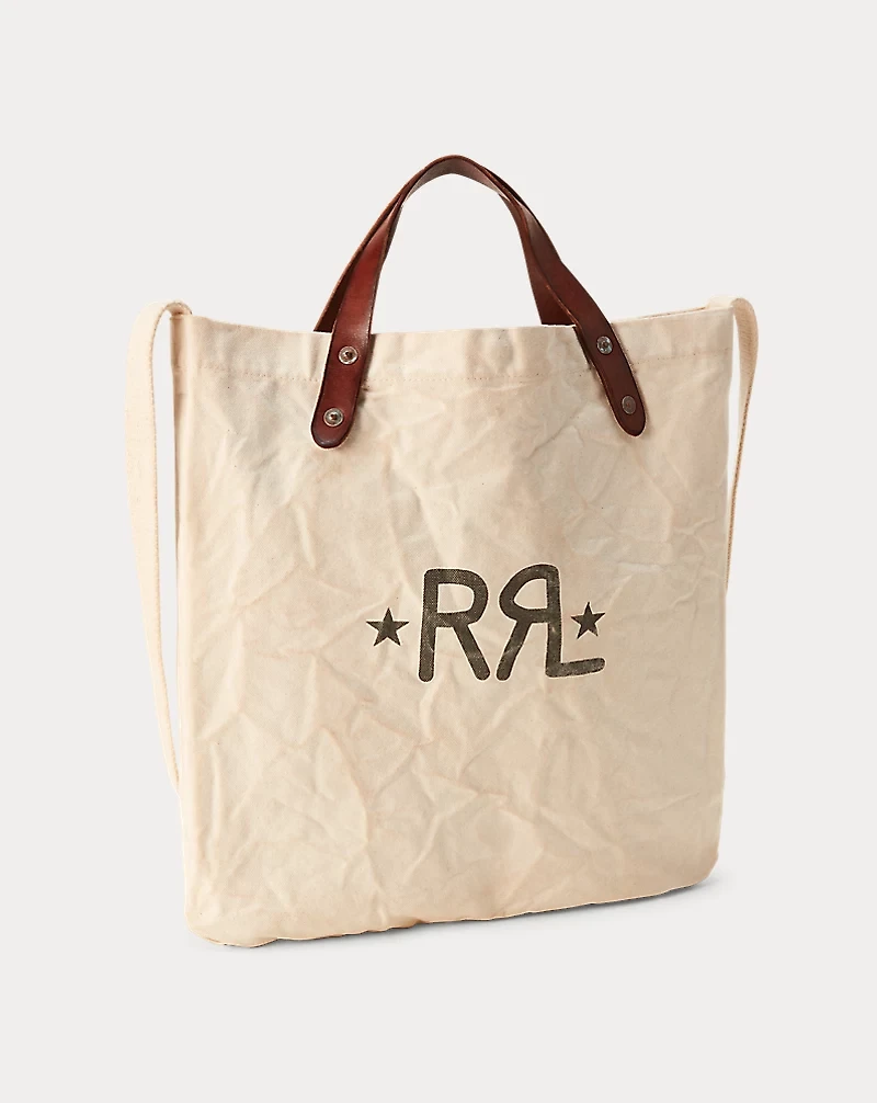 Double RL Ranch Logo Market Tote