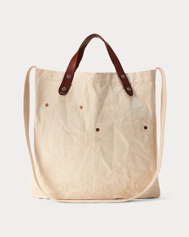 Double RL Ranch Logo Market Tote