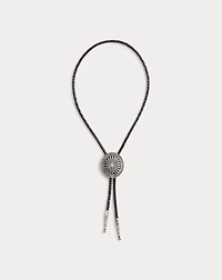 Braided Leather Bolo Tie