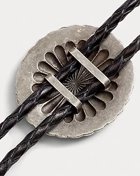 Braided Leather Bolo Tie