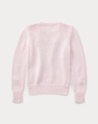 Flag Cotton Crewneck Sweater