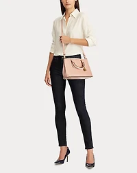 Saffiano Leather Mini Satchel