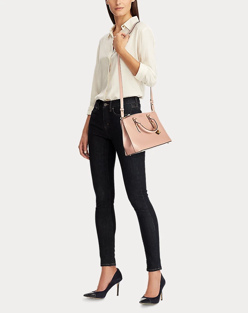 Saffiano Leather Mini Satchel