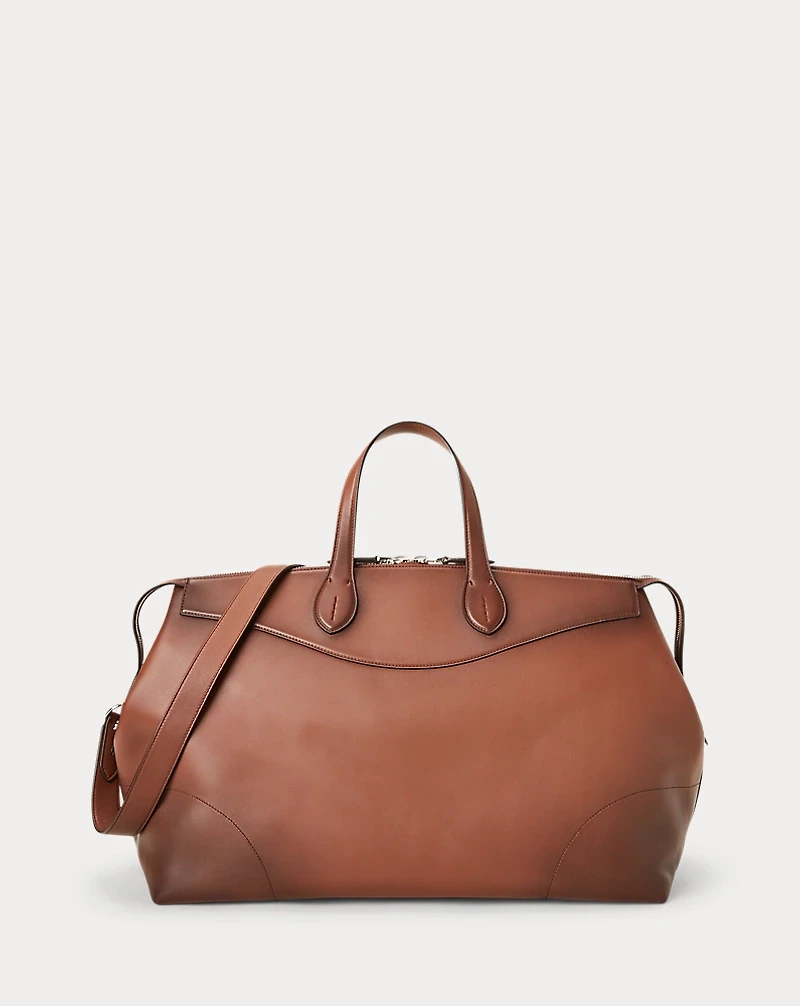 Burnished Calfskin Voyager Duffel