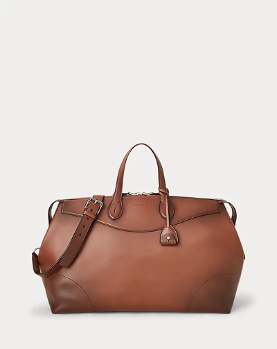 Burnished Calfskin Voyager Duffel