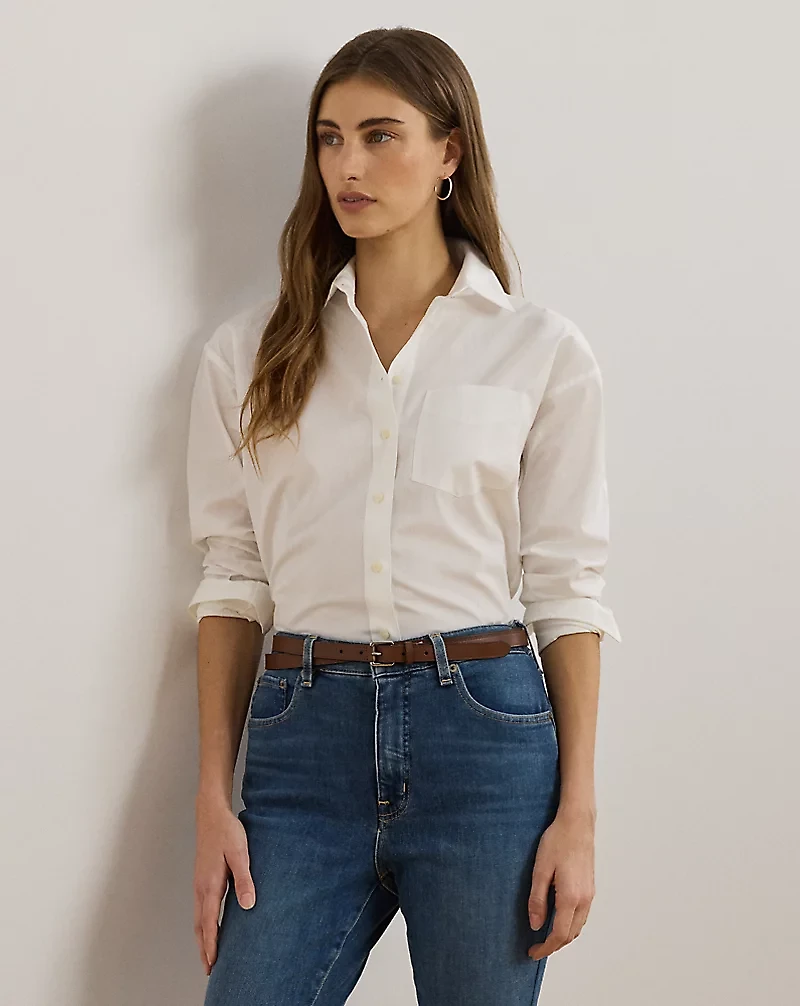 Cotton Broadcloth Shirt
