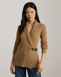 Buckled Cotton Sweater