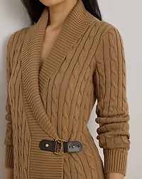 Buckled Cotton Sweater