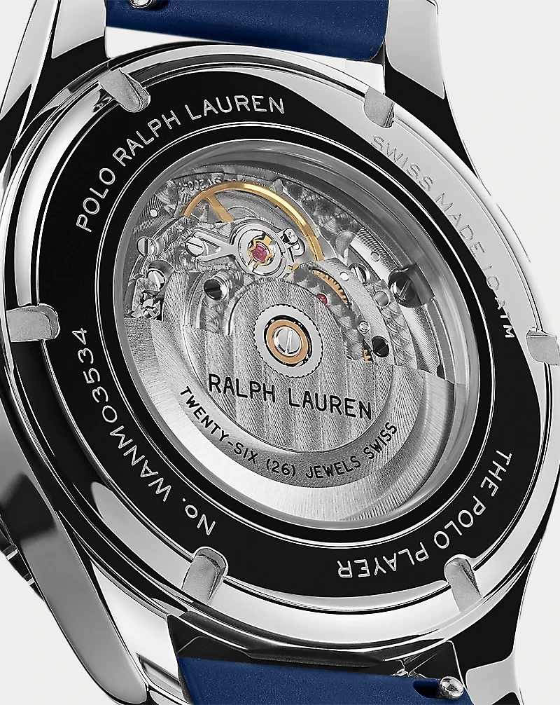 42 MM Polo Player Steel Dial
