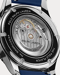 42 MM Polo Player Steel Dial