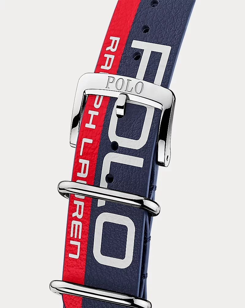 42 MM Polo Player Steel Dial