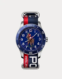 42 MM Polo Player Steel Dial