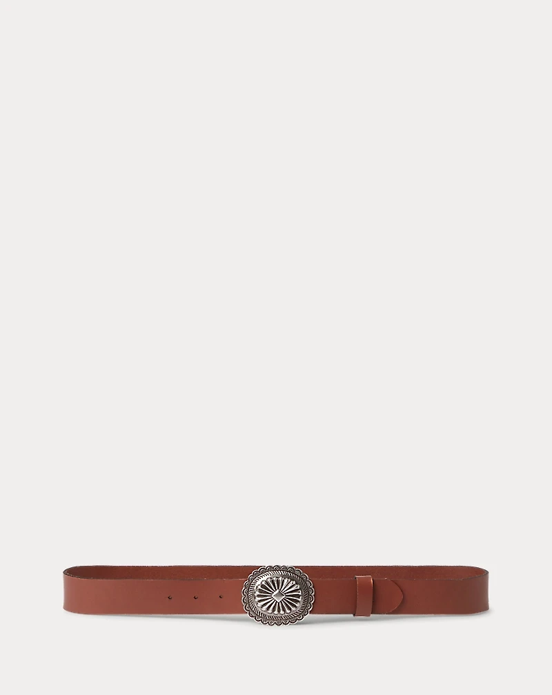 Leather Wide Belt