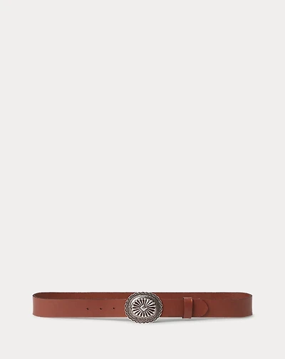 Leather Wide Belt