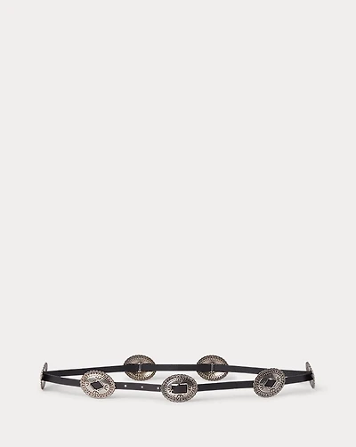 Leather Skinny Belt