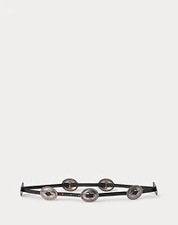 Leather Skinny Belt