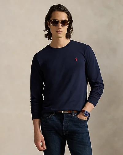 Custom Slim Jersey Long-Sleeve T-Shirt