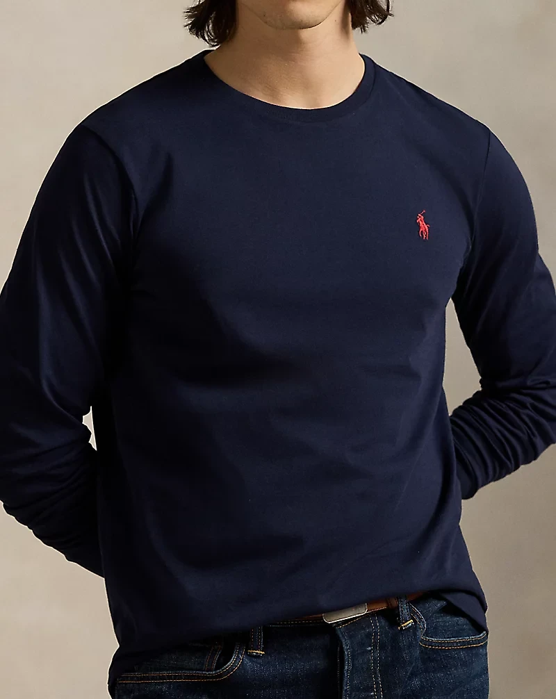 Custom Slim Jersey Long-Sleeve T-Shirt