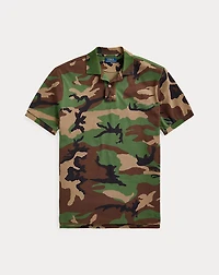 Classic Fit Camo Mesh Polo Shirt