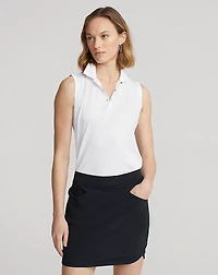 Sleeveless Piqué Polo Shirt